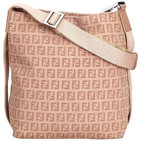 pink fendi crossbody canvas print.